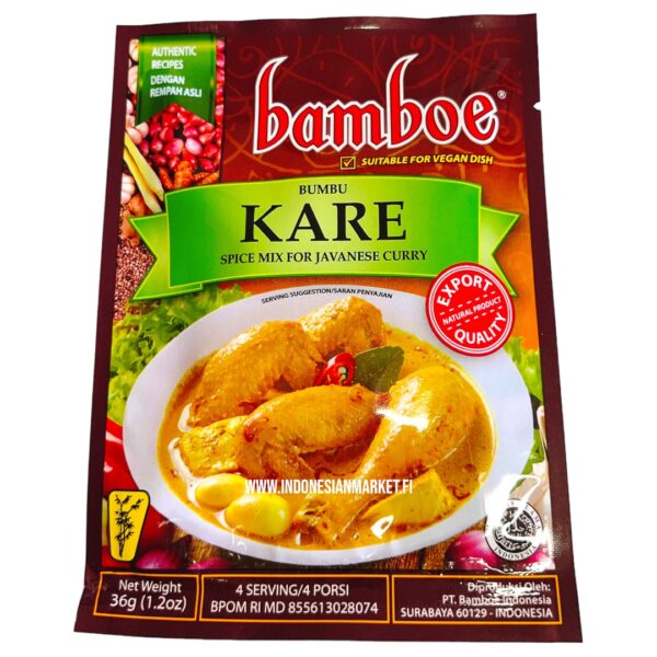 Bamboe curry seasoning paste 36g