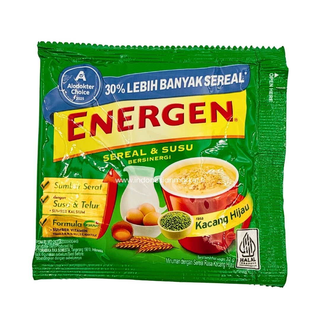 Energen cereal drink mung bean flavor