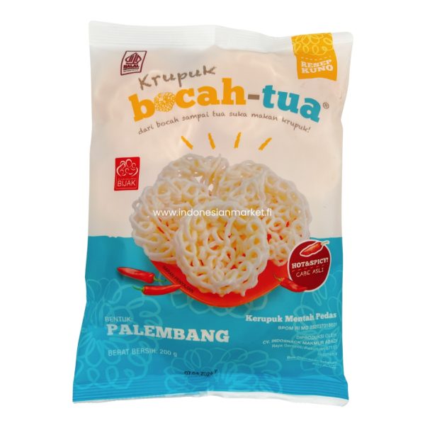 Bocah tua krupuk (palembang) pedas, mentah 200g