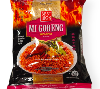 Best Wok mie instant goreng rasa HOT & SPICY 80 g