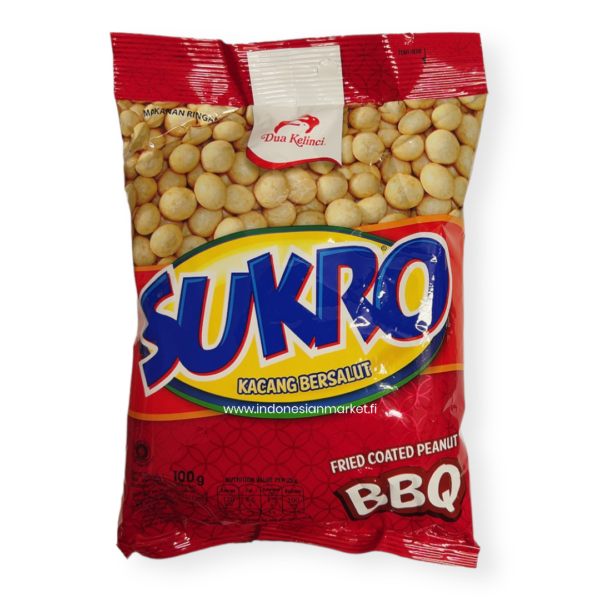Dua Kelinci SUKRO BBQ kacang atom rasa BBQ 95 g