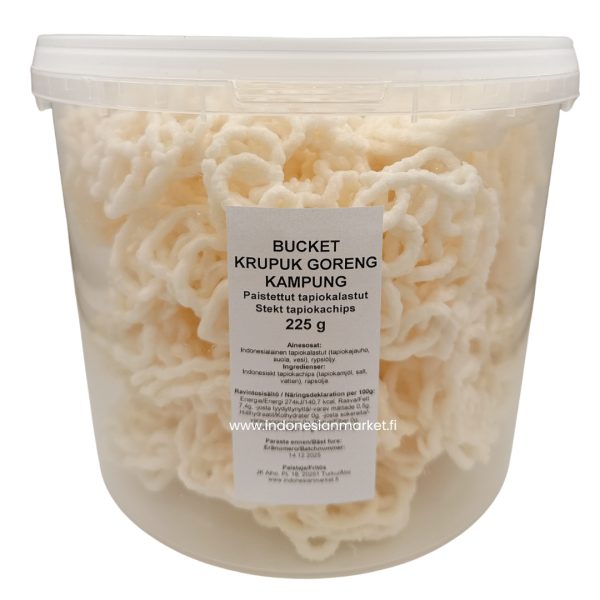 Bucket 5L KRUPUK KAMPUNG goreng 225 g
