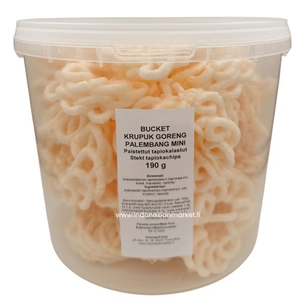 Bucket 5L Krupuk PLEMBANG MINI goreng 190 g