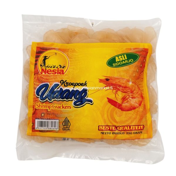 Nesia KRUPUK UDANG katkarapu sipsit 4 cm 250 g
