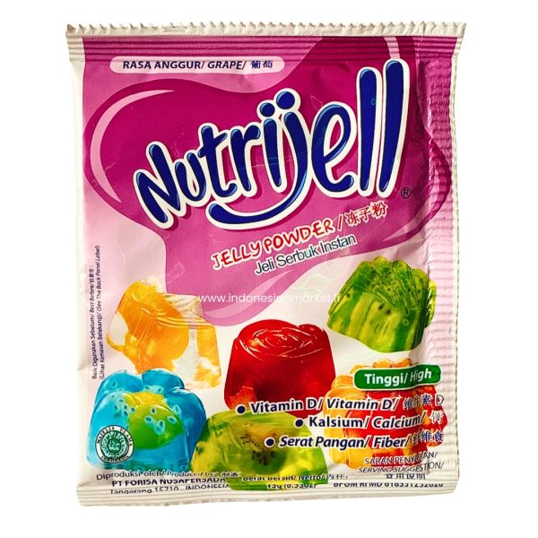 Nutrijell jelly powder - serbuk jeli rasa ANGGUR15 g