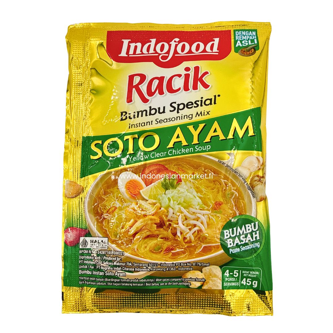 Indofood racik special SOTO AYAM chicken soup seasoning paste 50 g