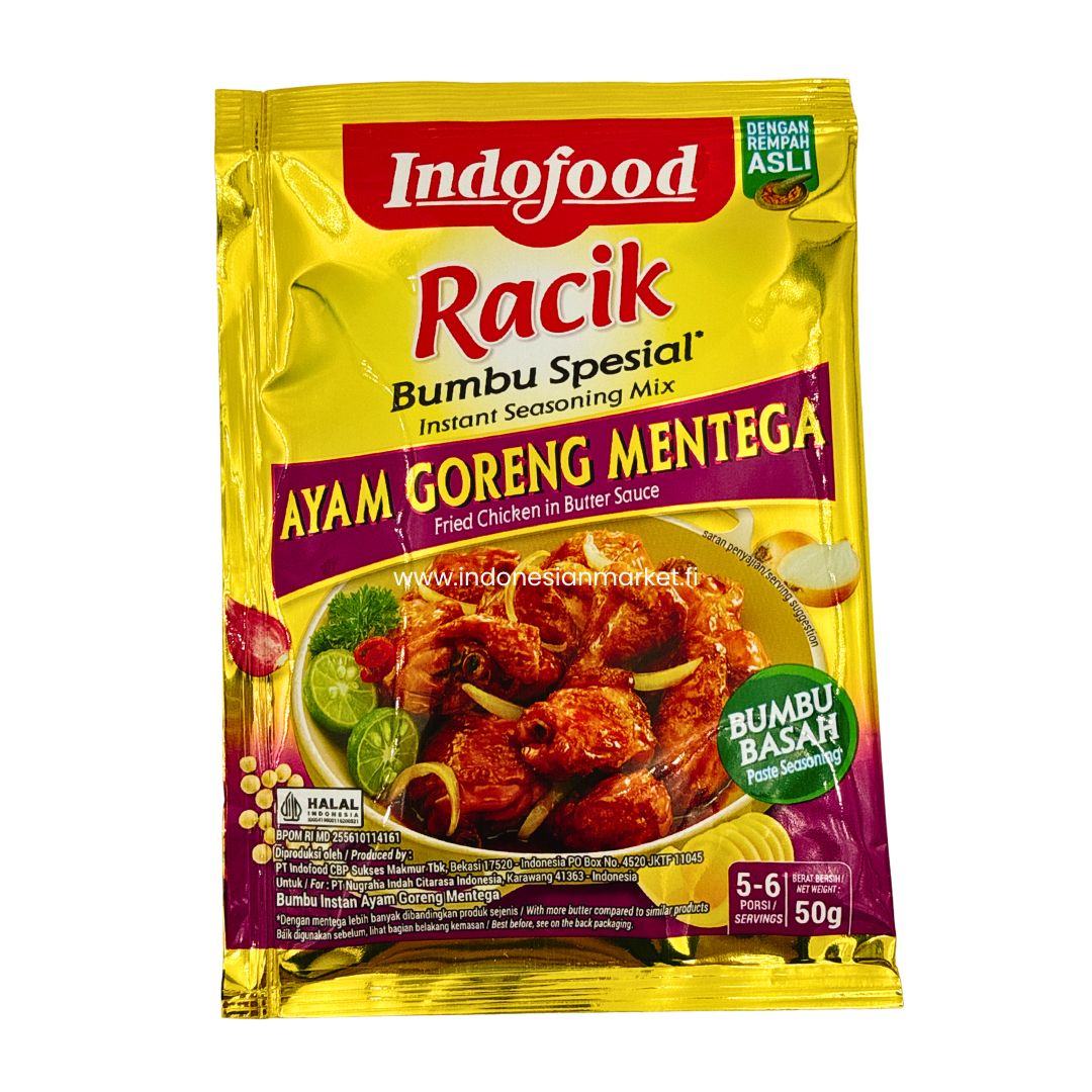Indofood racik special Ayam Goreng Mentega seasoning paste 50 g