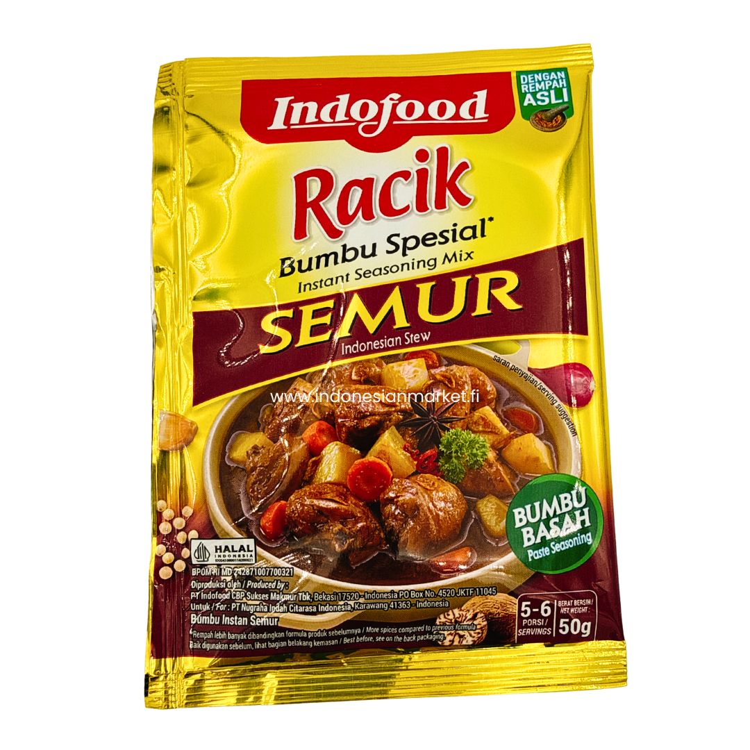 Indofood racik special Semur meat stew seasoning Paste 50 g