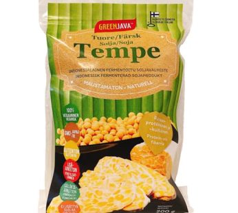 Greenjava Fresh soy tempeh (Fermented soy) 200g