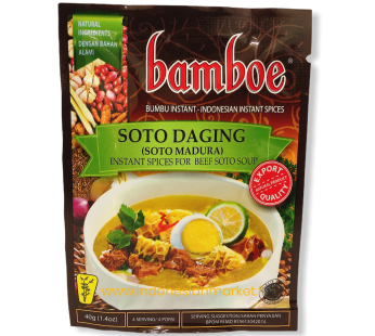 Bamboe soto daging/madura maustetahna 40 g
